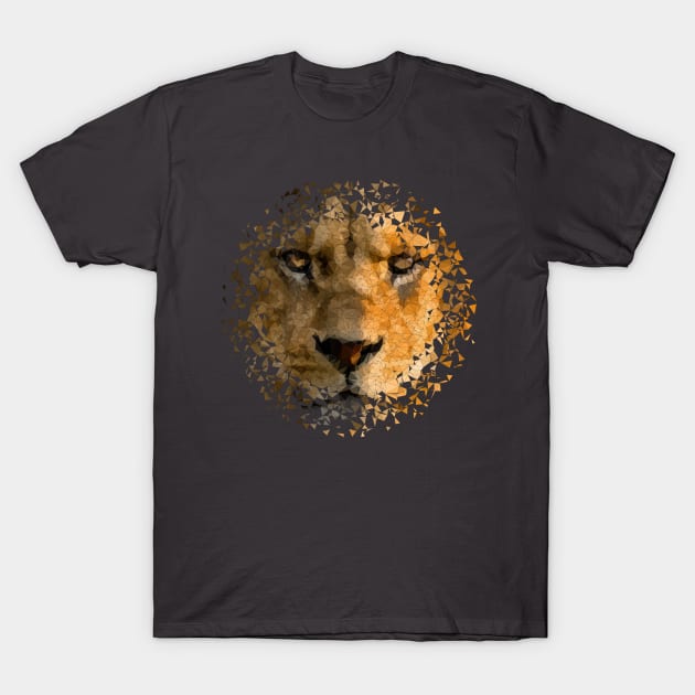 Low Poly Lion T-Shirt by TRIME